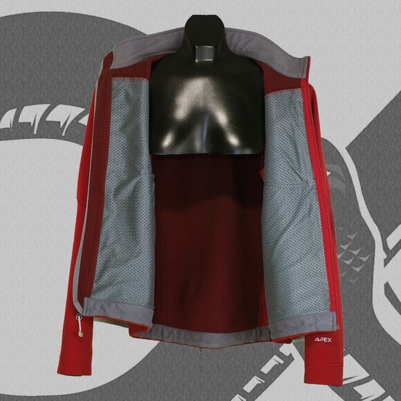 intage The North Face Apex Soft Shell Jacket Windbreaker Women's Medium Red - Picture 5 of 7